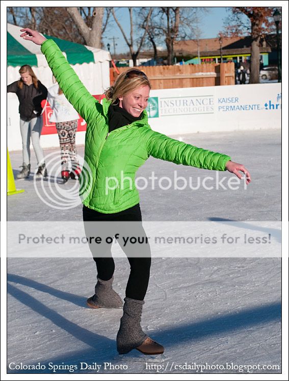 Colorado Springs Daily Photo The ice rink at Acacia Park